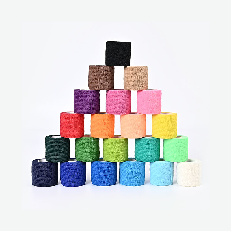 Bandage adhésif cohésif élastique non tissé auto-adhésif