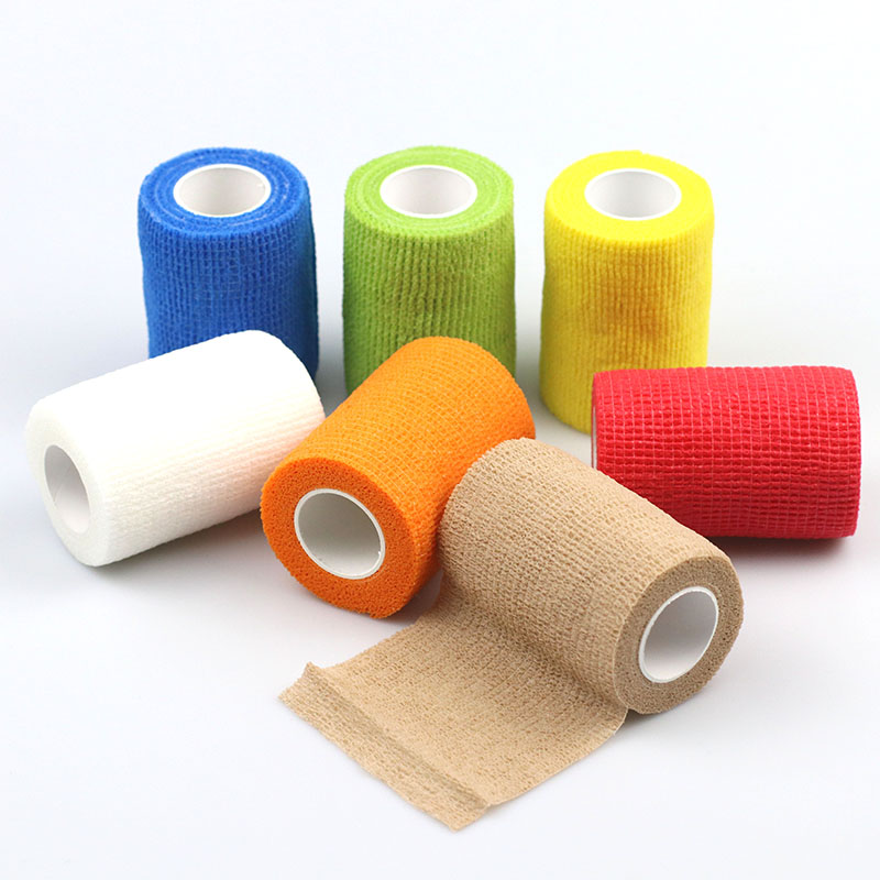 Bandage adhésif cohésif élastique non tissé auto-adhésif