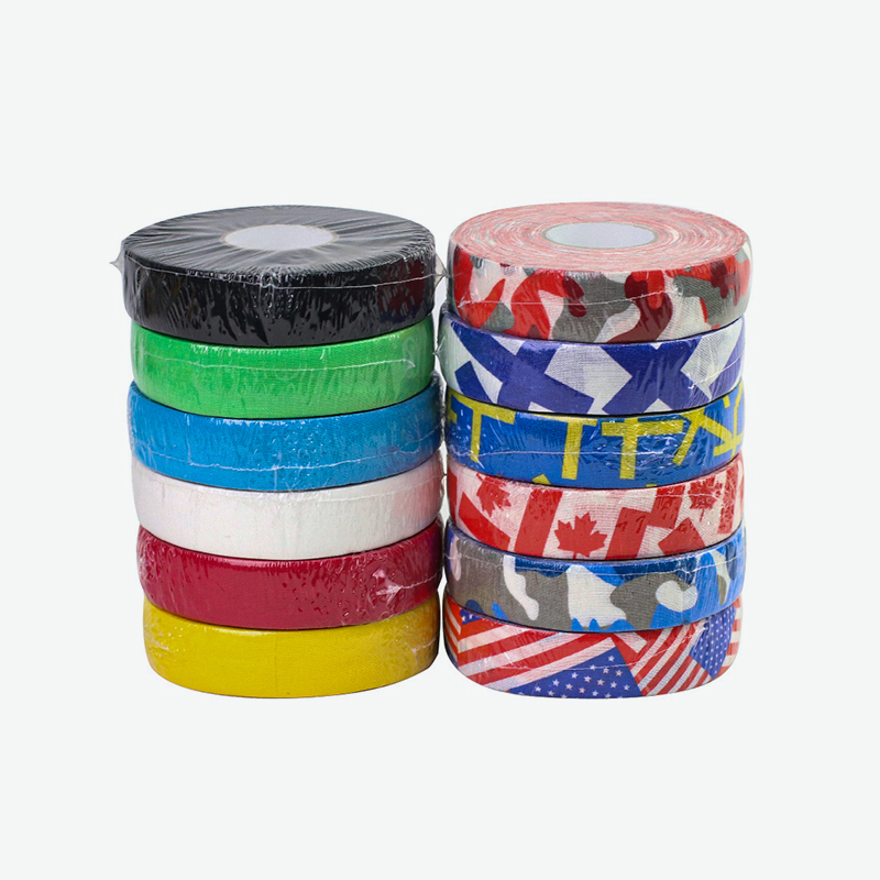 Ruban de bâton de hockey en tissu de coton personnalisé en gros Ruban de hockey sur glace