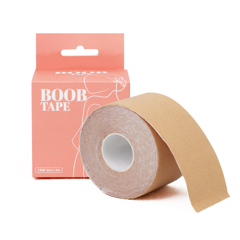 Ruban pour sein et couvre-mamelons ruban corporel adhésif avec effet de lifting mammaire pour femmes