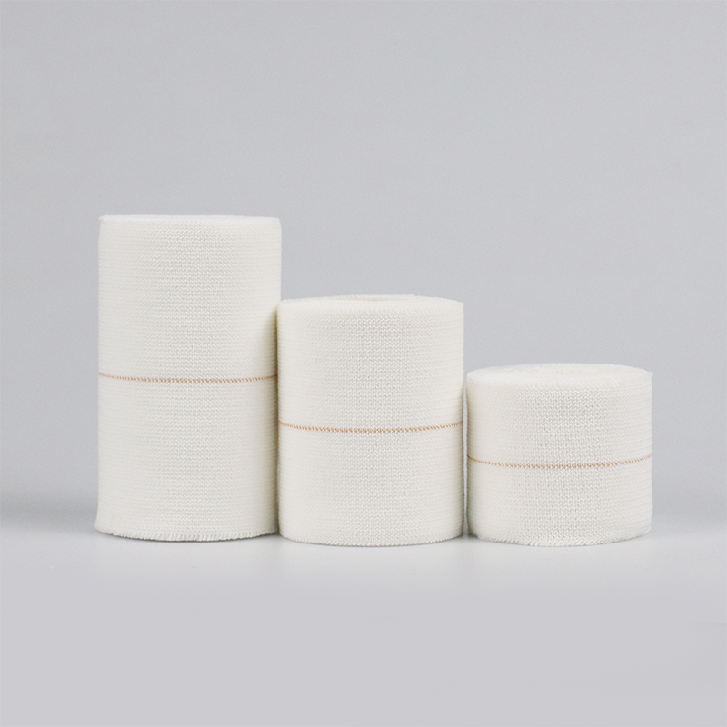 Ruban EAB épais couleur de peau blanche, bandage adhésif élastique extensible épais support d'échantillon de ruban EAB en coton respirant